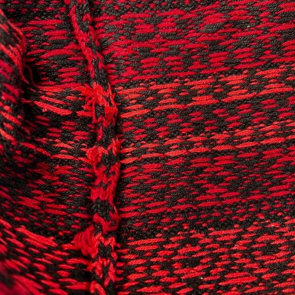 NOMADIC TRADERS Fairisle Cardigan in Black and Reds Size Medium - Picture 9 of 12